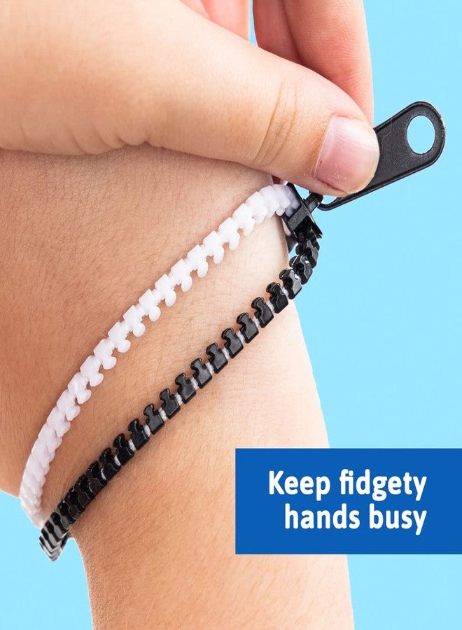 Studico أساور ستوديكو زيب-زيب هوراي للأطفال، ألعاب حسية متعددة الألوان، مثالية كهدايا لحفلات الأطفال، عبوة من 24 قطعة - Image 3